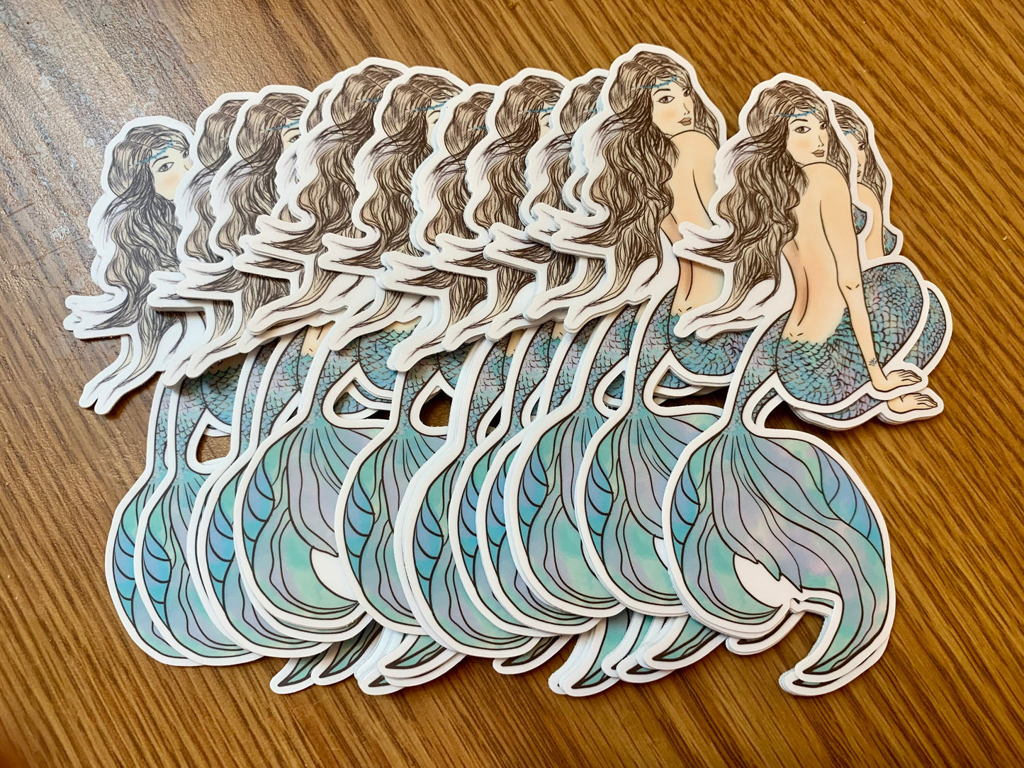 The Sassy Mermaid - Die Cut Sticker - Vinyl for outdoor use