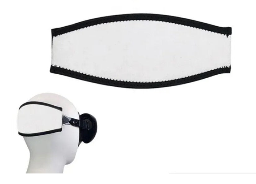 Custom Scuba Mask Straps, sublimation printed mask straps, add your own photo or scene! Great for Scuba and Snorkeling Masks.