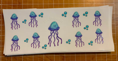 UV DTF Cup Wraps - Sassy Mermaid and Friends