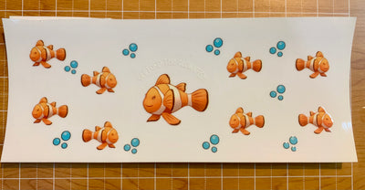 UV DTF Cup Wraps - Sassy Mermaid and Friends