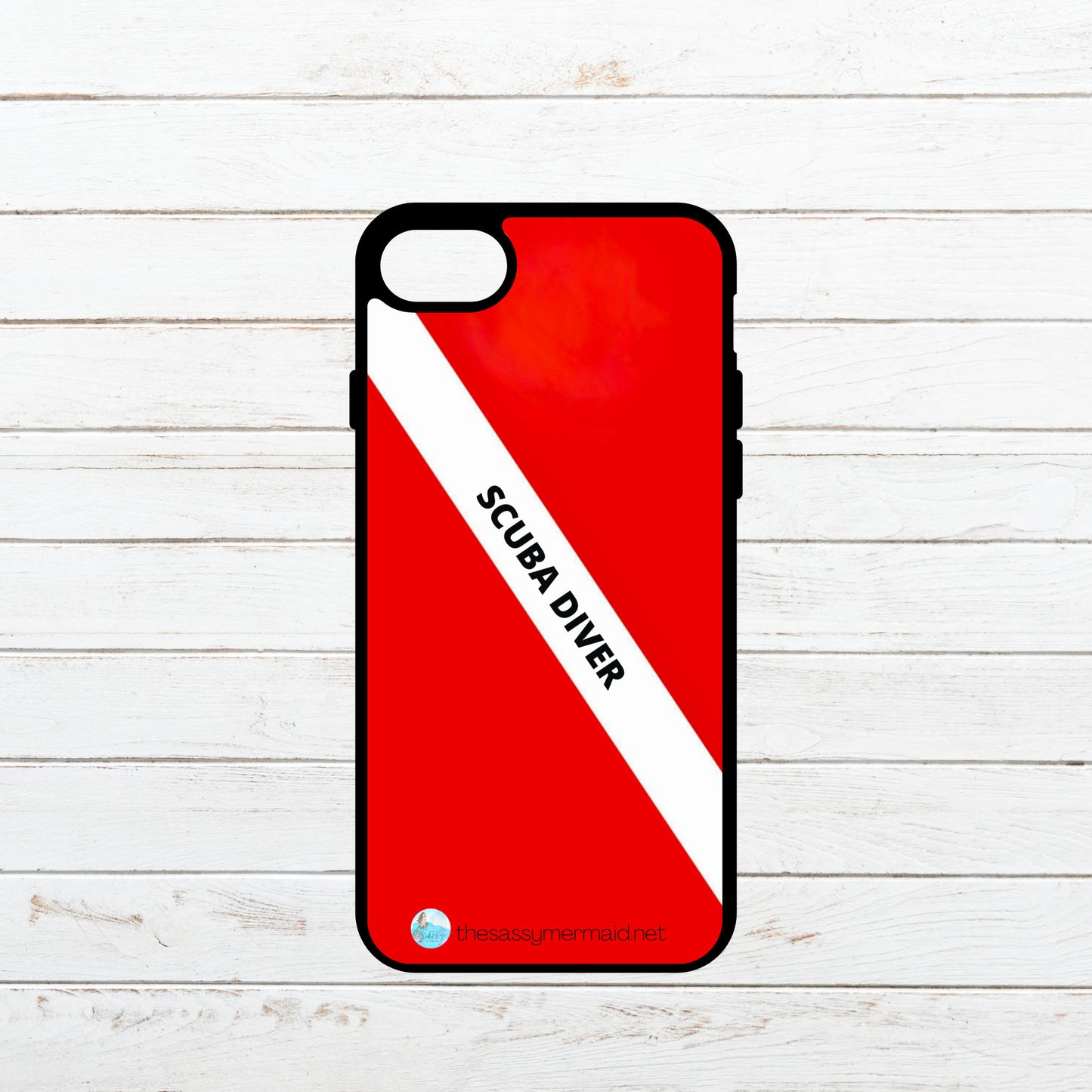 Scuba Diving Flag, phone case covers, sublimation printed