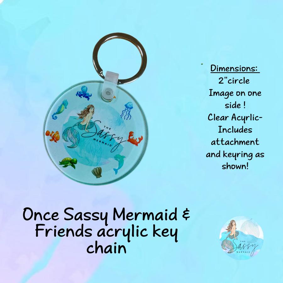 Acrylic Keychain - Sassy Mermaid & Friends