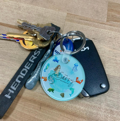Acrylic Keychain - Sassy Mermaid & Friends