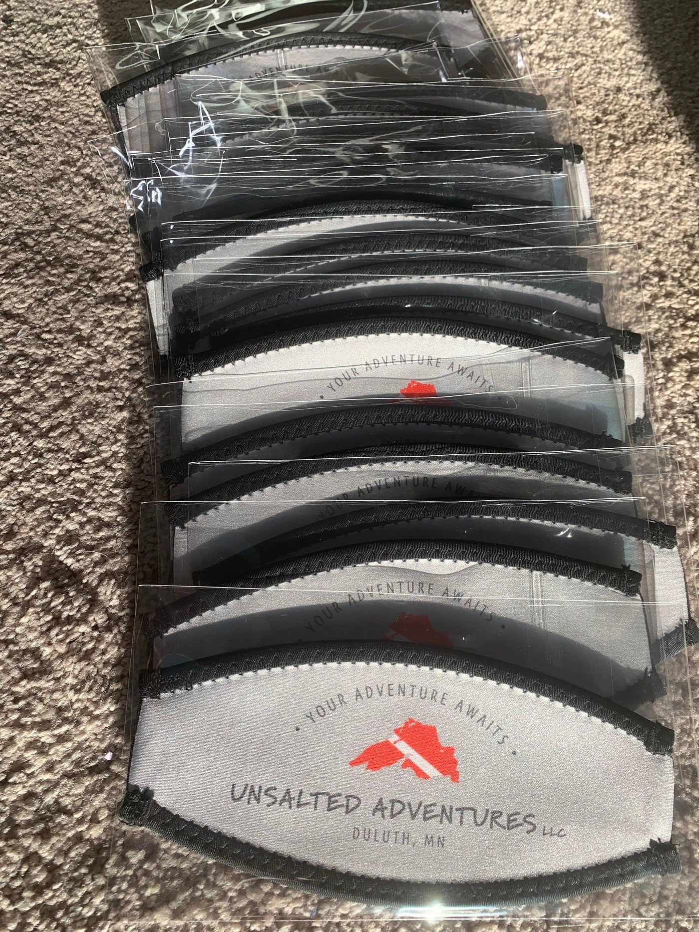 Custom Scuba Mask Straps, sublimation printed mask straps, add your own photo or scene! Great for Scuba and Snorkeling Masks.
