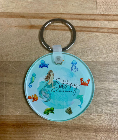 Acrylic Keychain - Sassy Mermaid & Friends