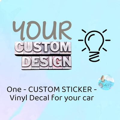 The Sassy Mermaid - CUSTOM Die Cut Sticker - Vinyl for outdoor use