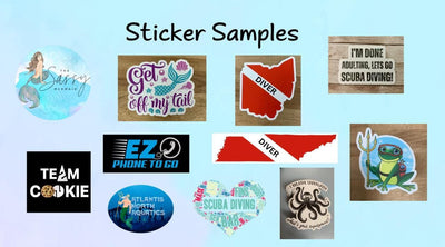 The Sassy Mermaid - CUSTOM Die Cut Sticker - Vinyl for outdoor use