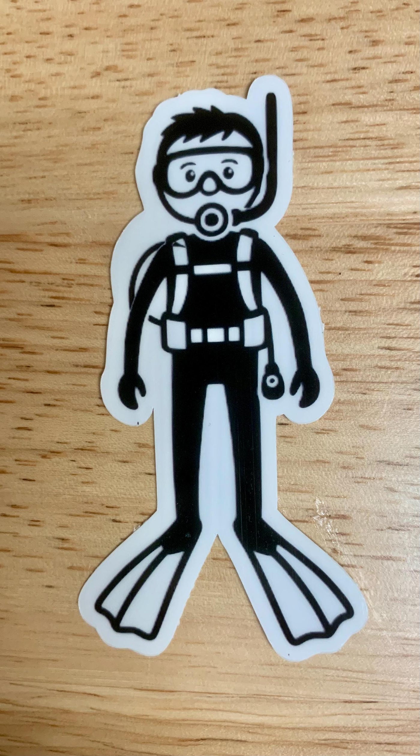Scuba Stick Family, Vinyl stickers for outdoor use, scuba, scuba diver, diver sticker, i love diving, i love scuba, stick family