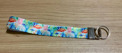 Ocean themed / scuba / mermaid sublimation wristlet, scuba, scuba diver lifestyle, sassy mermaid, ocean, ocean animals, turtle, sharks