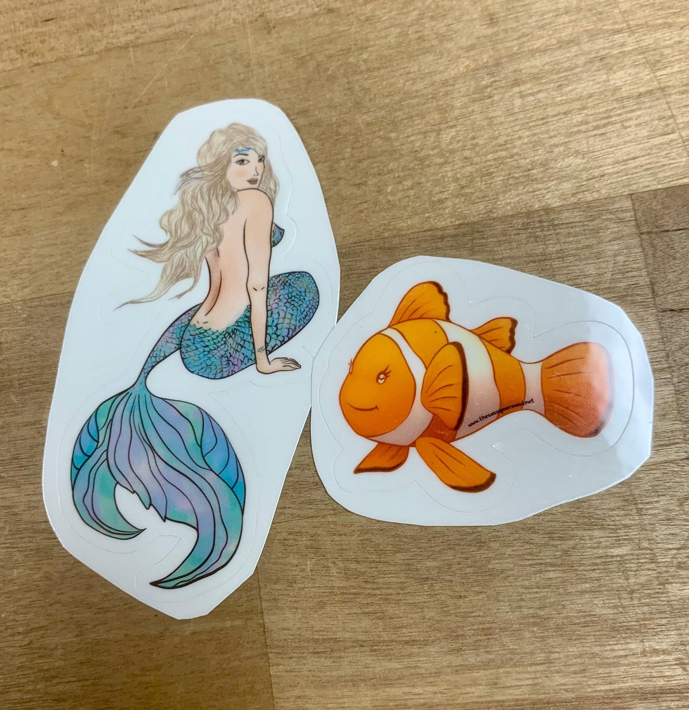 Temporary Tattoos featuring Sassy Mermaid and her Friends