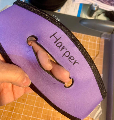 Customizable (2 sided) Mask Strap with ponytail slot and Velcro closure, Scuba mask strap, snorkel mask strap, scuba, snorkeling gear